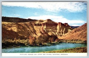 Picture Gorge On John Day River, Central Oregon, Vintage Postcard