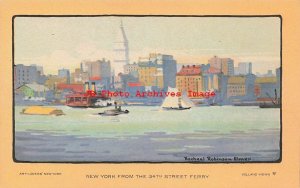 Rachael Robinson Elmer, Volland, New York from the 34th Street Ferry 
