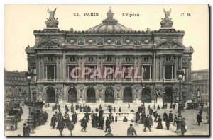 Old Postcard The Paris Opera