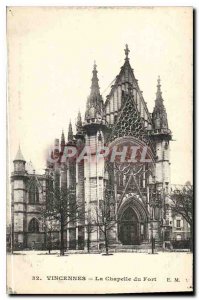 Postcard The Old Fort Vincennes Chapel