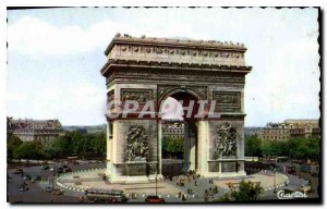 Postcard Old Paris Place de l'Etoile