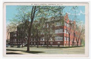 St Mary's Hospital Centralia Illinois 1920s postcard