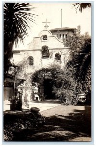 c1910's Campanile Glenwood Mission View Riverside CA RPPC Photo Postcard