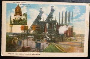 Mint Manchuria China Color Picture Postcard  Anshan Iron Works