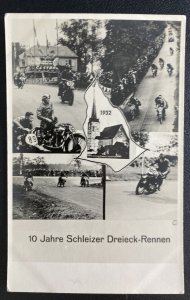 Mint Germany Real Picture Postcard 10 years schleizer triangle race