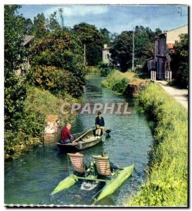 Modern Postcard From La Conche Trigale