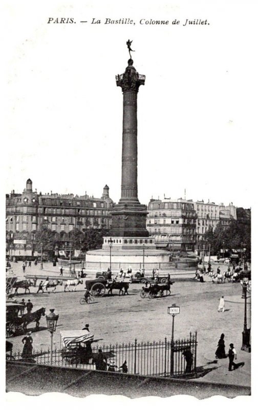 France   Paris, La Bastille, Colonne de Juillet