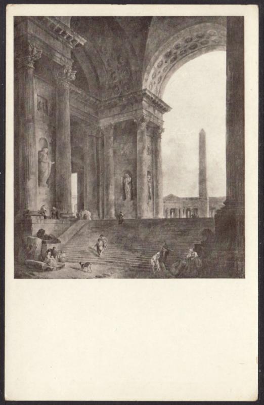 The Obelisk,Hubert Robert,Painting Postcard