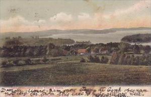 Maine Lake Winnipesaukee From Kimballs Castle 1906