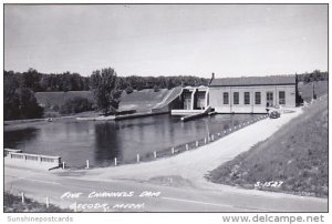 Michigan Oscoda Five Channels Dam Real Photo
