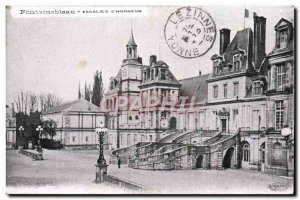 Old Postcard Fontainebleau Staircase D & # 39Honneur