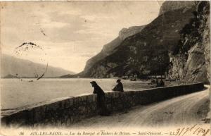 CPA AIX-les-BAINS - Lac du BOURGET et Rochers de Brison - St-Innocent (351981)