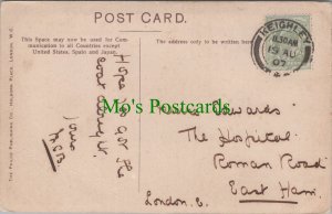 Genealogy Postcard -Nurse Edwards,The Hospital,Roman Road,East Ham,London GL1101