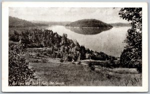 Postcard Burk’s Falls Ontario c1930s Doe Lake Scenic View Parry Sound District