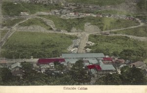 colombia, CALI, Cauca, Estación Caldas, Railway Station (1910s) Postcard