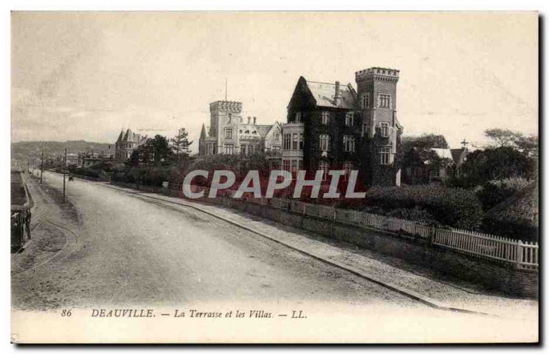 Deauville - The Terrace Villas - Old Postcard
