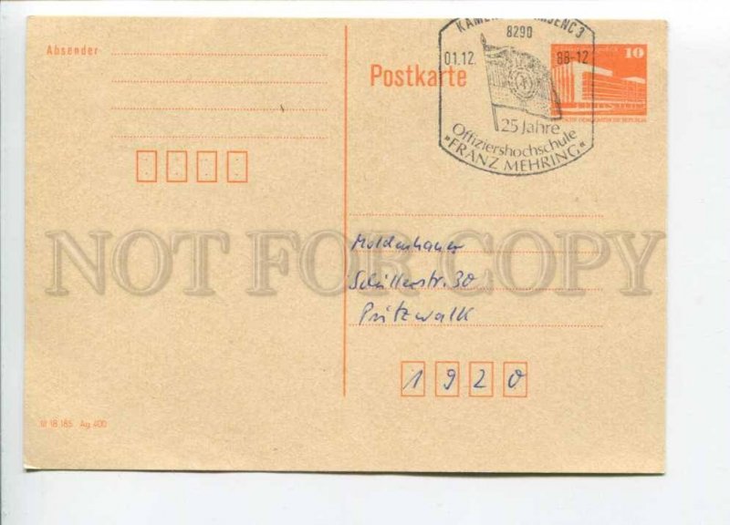 292034 EAST GERMANY GDR 1988 postal card 25 years Franz Mehring