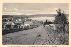 Port Daniel Centre Quebec Canada Panoramic View Vintage Postcard AA17856