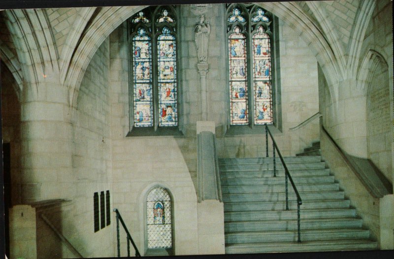 The original sixteenth century Flemish windows in the Riverside Church PC