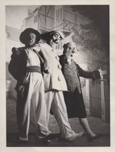 Copenhagen Denmark Circus Clown Pantomime Antique Big Press Photo