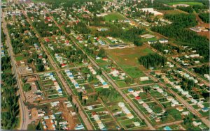 Edson Alberta Aerial View c1979 Vintage Postcard H2