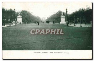 Postcard Old Paris Champs Elysees