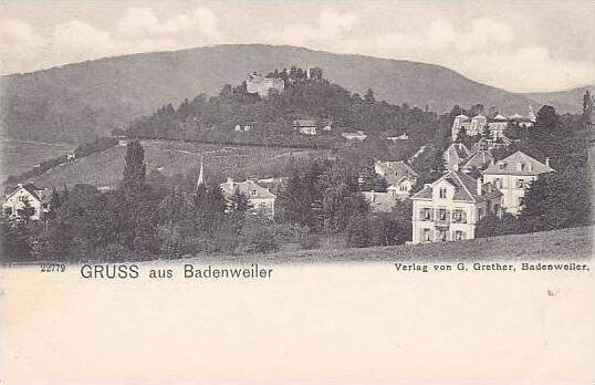 Germany Badenweiler Gruss Aus