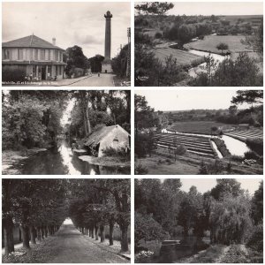 Lot of 6 postcards France Méréville