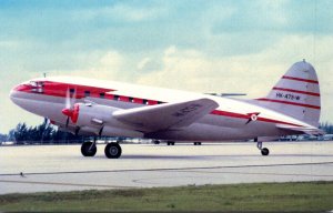 Airplanes Texaco Curtiss C-46 Commando