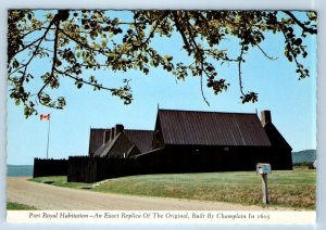 Port Royal Habitation Annapolis Royal NOVA SCOTIA Canada 4x6 Postcard