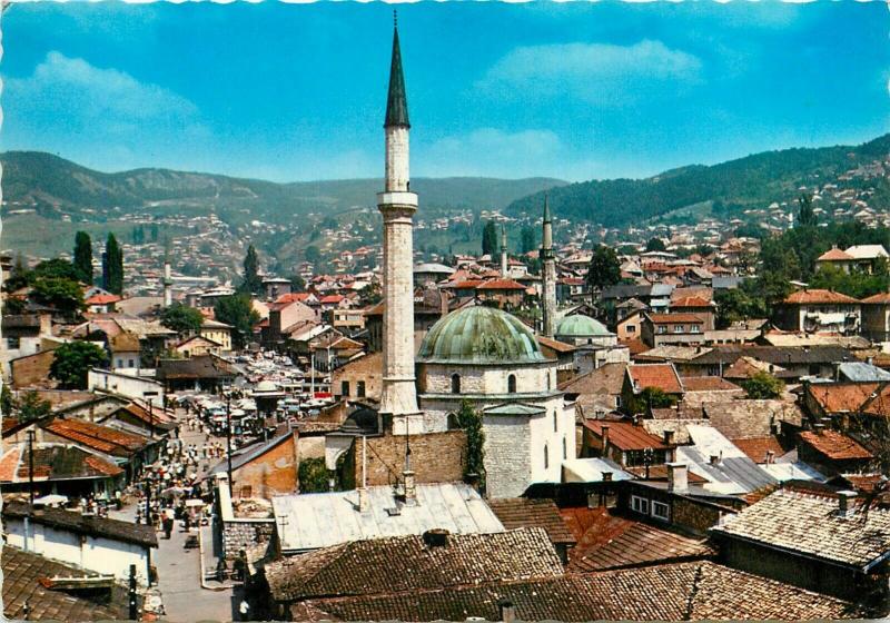 Bosnia and Herzegovina Sarajevo Bascarsija Baščaršija old bazaar & mosques