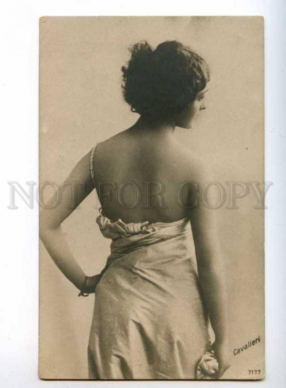 243280 Nude LINA CAVALIERI Italian OPERA singer Vintage PHOTO