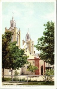 Church San Felipe Albuquerque NM New Mexico WB Postcard VTG UNP Vintage Unused 