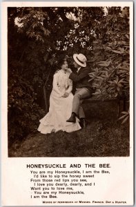 Lovers Couple Dating Poem For Lovers Of Mr. & Mrs. Francis Day & Hunter Postcard