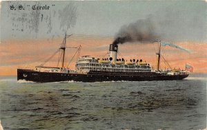 J14/ Ship Postcard c1910 S.S. Creole Boat Passenger Burrwood Louisiana 234 