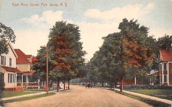 East Main Street in Port Jervis, New York