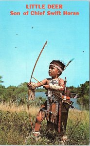 Postcard NATIVE INDIAN SCENE Mitchell South Dakota SD AI5699