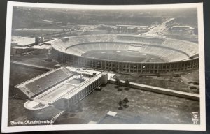 Mint Germany RPPC Postcard Berlin 1936 Olympic Games Reich Sport Field View