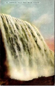 Canada Niagara Falls American Falls From Below