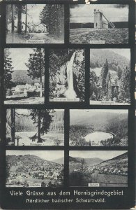 Germany Schwarzwald multi views postcard