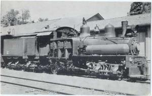 Camino Placerville Lake Tahoe Railroad Shay # 1 Steam Logging Locomotive