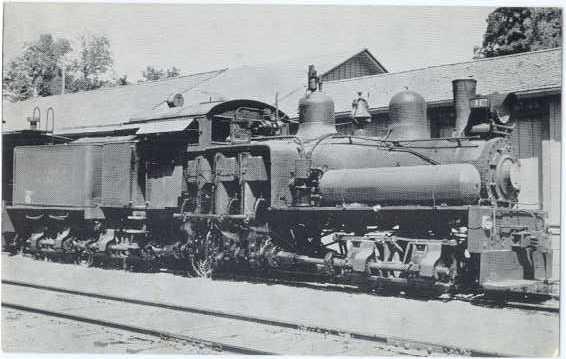 Camino Placerville Lake Tahoe Railroad Shay # 1 Steam Logging Locomotive