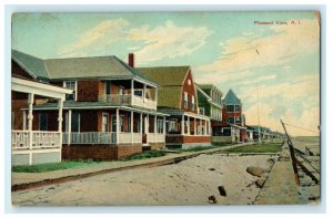1914 View of the Houses at Pleasant View, Rhode Island, RI Postcard