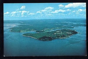 Beautiful Castine, Maine/ME Postcard, Aerial Of Penobscot  Bay & Bagaduce River