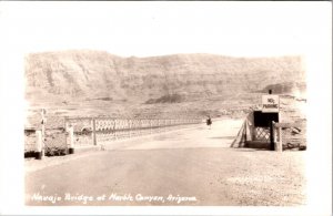 Real Photo Postcard Navajo Bridge at Marble Canyon, Arizona