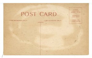 MA - Revere Beach Amusement Park. Souvenir, Shell Border (glitter)