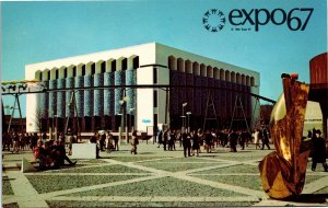 VINTAGE POSTCARD THE PAVILLION OF PERSIA AT THE MONTREAL EXPO 1967