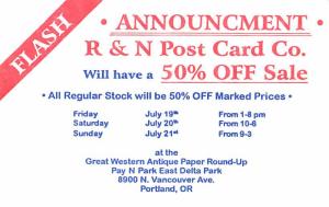R & N Post Card Co - Portland, Oregon