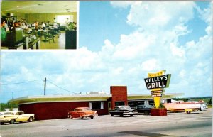 Bald Knob AR Arkansas KELLEY'S GRILL 50's Cars/Boat ROADSIDE Restaurant Postcard