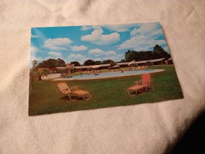 Vtg 1950's Palms Court, Waycross, Georgia Chrome Postcard